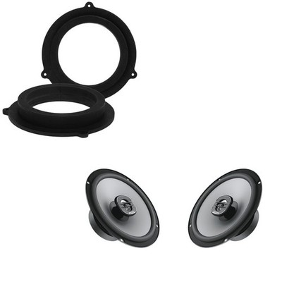 UNO X165 6.5'' 17cm Coaxial Car Door Audio MDF Speaker Upgrade for Fiat