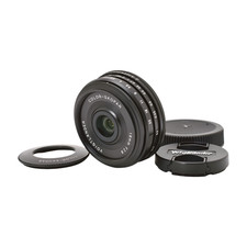 Near MINT Voigtlander 18mm F2.8 Fuji x Skopar Aspherical Black Hood Auth Japan