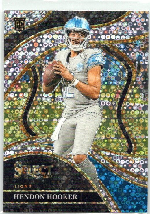2023 Panini Select #268 Hendon Hooker Disco Prizms