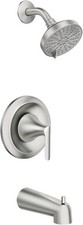 Moen 82518SRN Findlay Brushed Nickel Tub Shower Faucet Set Posi-Temp