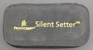 Provo Craft Zision Silent Setter Hammerless Eyelet Tool Set w/ Zip Case Crafting