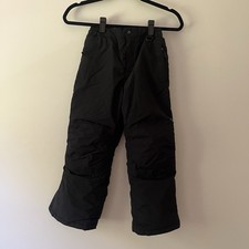 Lands End Snow Pants Kids Black 8 Winter Sledding Snowboarding Skiing