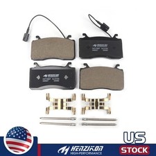 Complete Ceramic Front Brake Pads Set w/Senso...