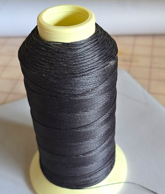 Distinction-Poly Bonded Polyester Sewing Thread Dark Gray Size 277 8 oz Cone
