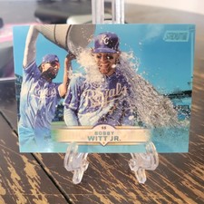 2025 Topps Stadium Club Bobby Witt Jr. Light Blue Parallel #6 Color Match Royals