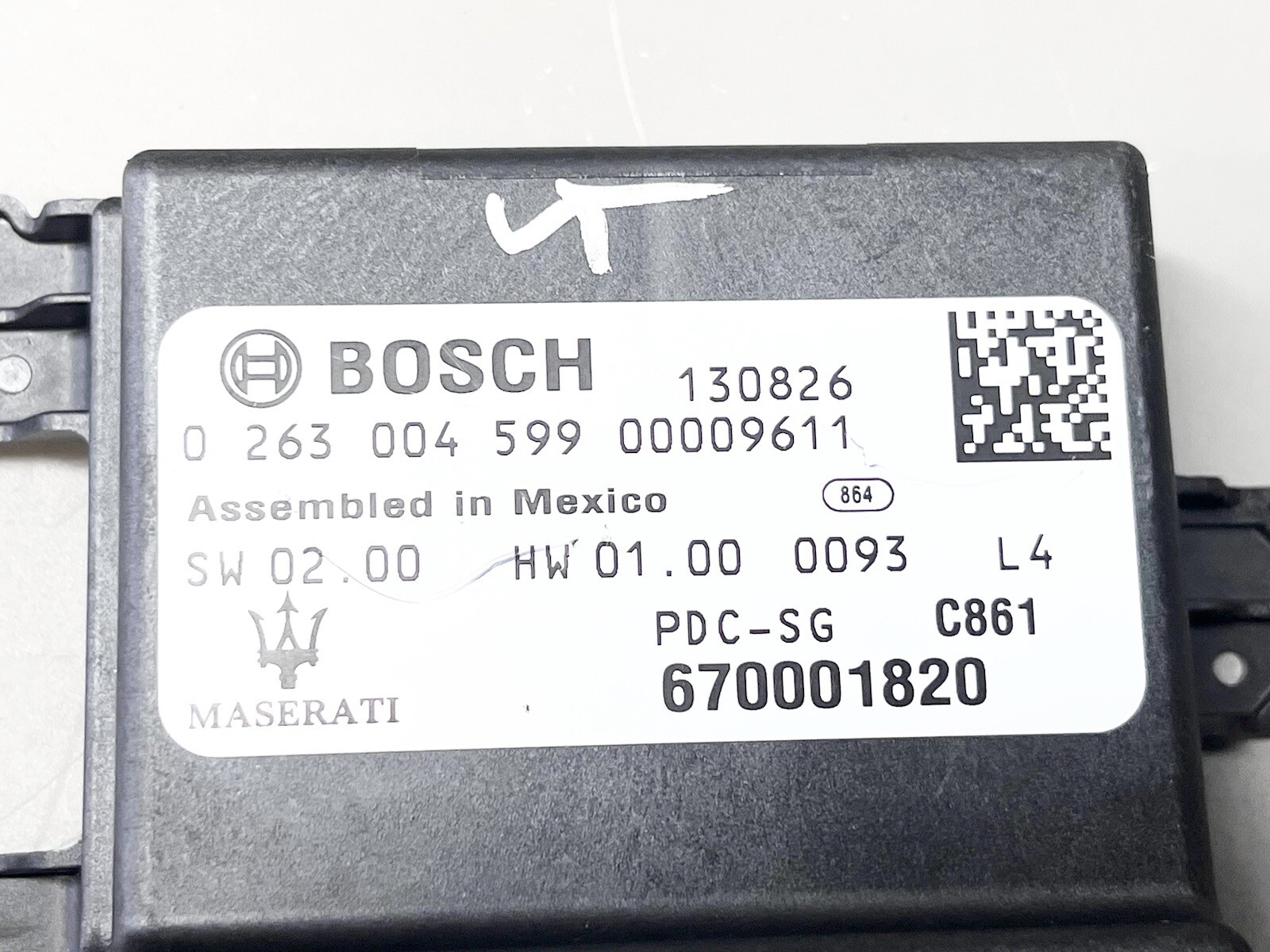 Maserati Quattroporte 2014-2020 Sensor P/N 670001820