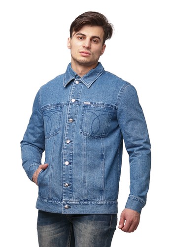 Chaqueta de Jean DASTI Azul Denim para Hombre Chaqueta Jeans Chaquetas Larga Delgada Verano | eBay