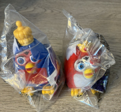 Shelby Furby McDonald s Happy Meal Spielzeug 2 x Furbys Vintage 2001 Neu & Versiegelt