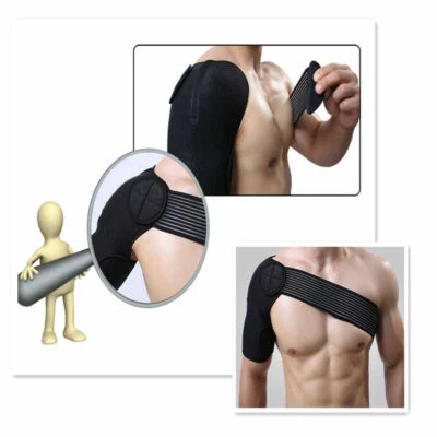 YC Left/right SHOULDER brace rotator cuff support injury dislocate compression wrap