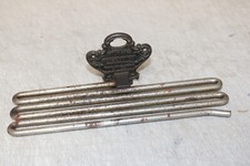 Antique Imperial Trouser Hanger Cast Iron Wall Mount Pants Clothes Rack SIGN