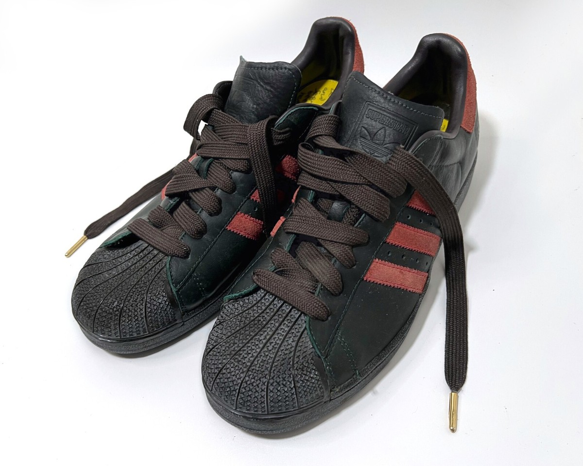 IAN BROWN Adidas Superstar Music Original Leather Trainers Size 10 | eBay