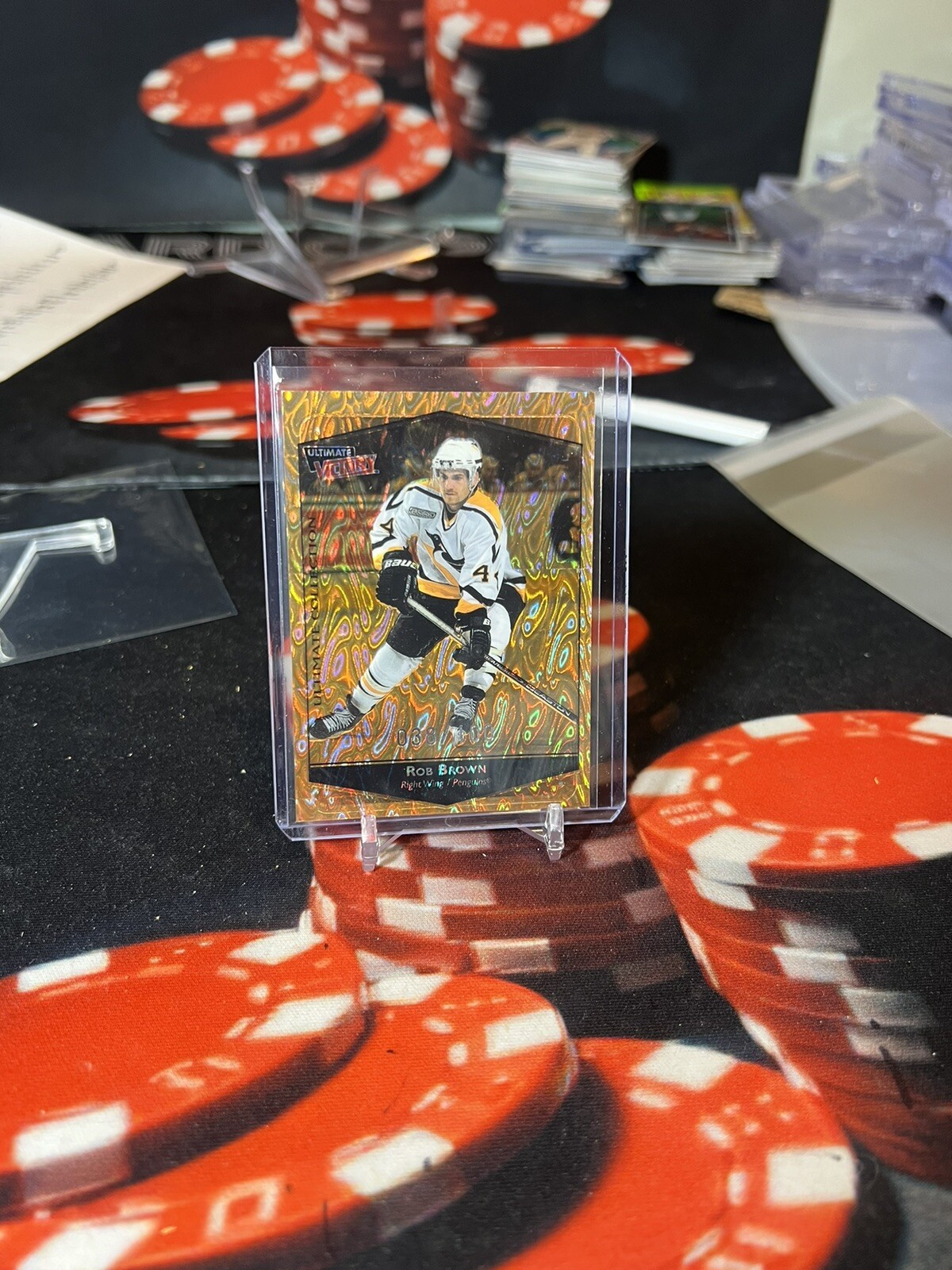 1999-00 Ultimate Victory Parallel 100 #71 Rob Brown 076/100