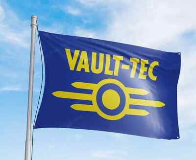 Flagge Vault Tec Fallout  60x90 4 Ösen