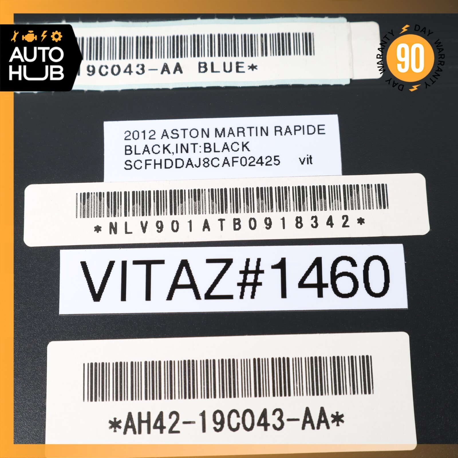 10-19 Aston Martin Rapide DVD CD Changer 6 Disk Player OEM 11k MILES