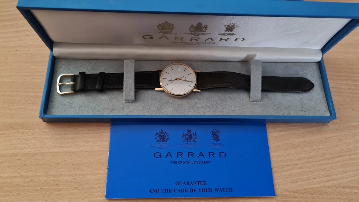 Garrard gold watches store for sale on ebay