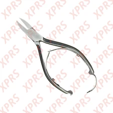 Set of 2 Nail Nipper with Back Lock, 5.5", Straight Jaws