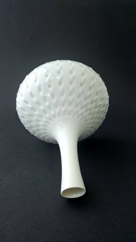 Jarrón Meissen OP Art blanco L. Zepner años 60  - Imagen 6 de 11