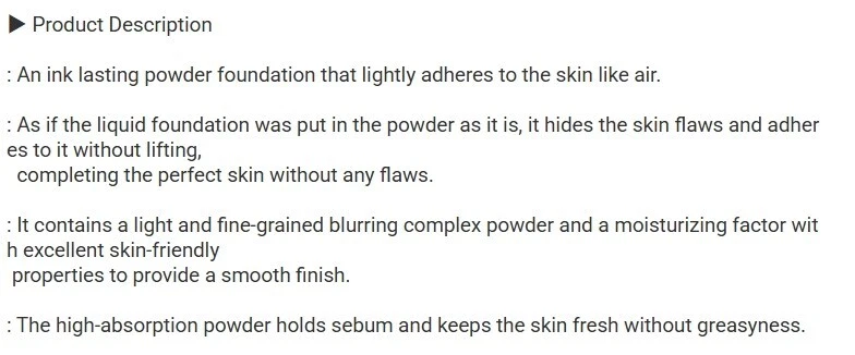 THE FACE SHOP fmgt Ink Lasting Powder Foundation SPF30 PA++ 9g BB Cover K-Beauty - Image 4 of 4