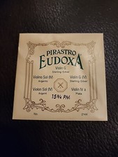 Pirastro Eudoxa Violin G IV String 15 3/4 Sterling Silver No 2144