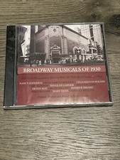 BROADWAY MUSICALS OF 1930-TOWN HALL-EMILY SKINNER/MARC KUDISCH + MORE-SEALED CD BROADWAY MUSICALS OF 1930-TOWN HALL-EMILY SKINNER/MARC KUDISCH + MORE-SEALED CD