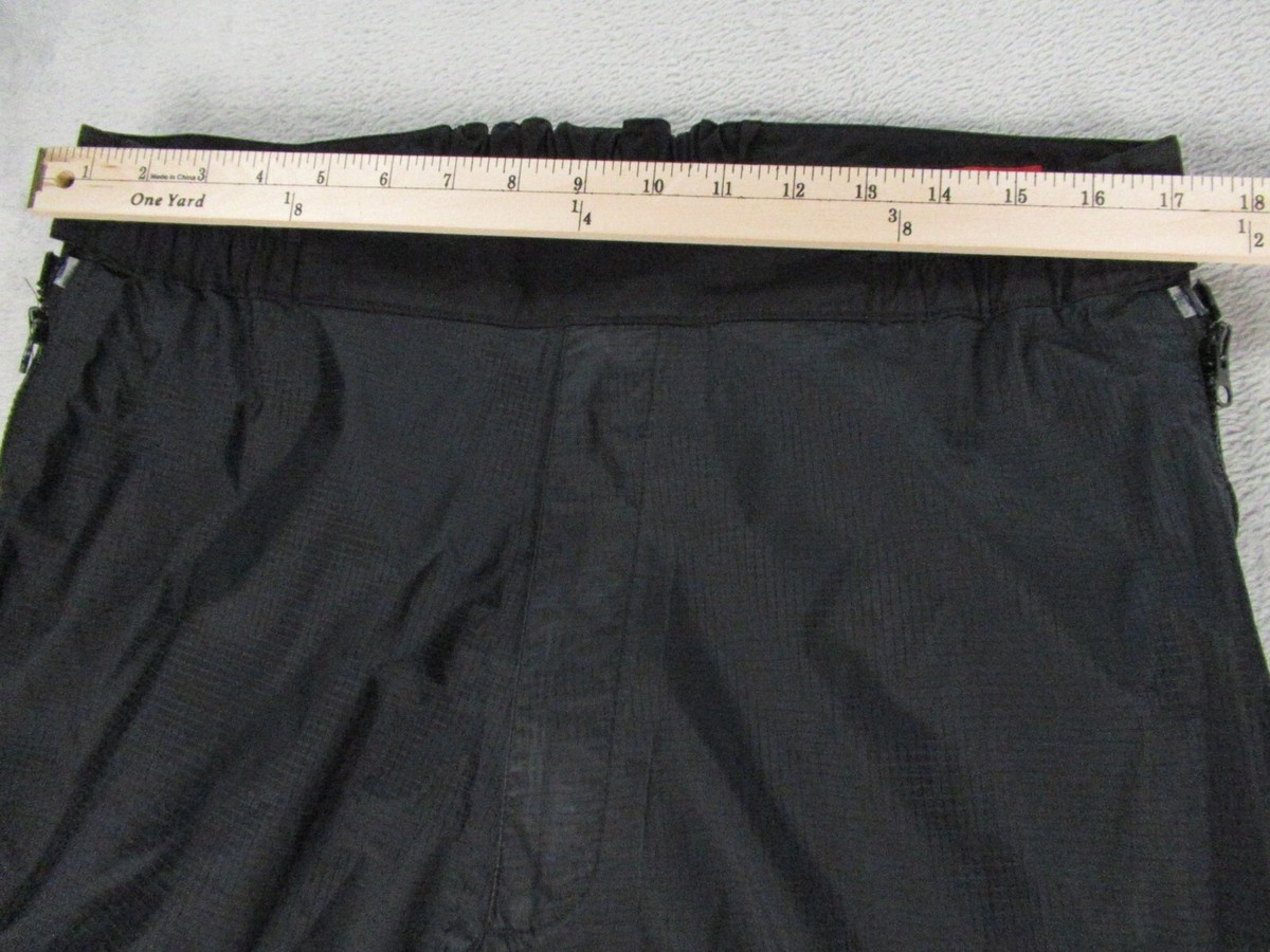 Marmot Gore Tex Pants Mens Large Black Adjustable Elastic Marmot Gore Tex Pants Mens Large Black Adjustable Elastic