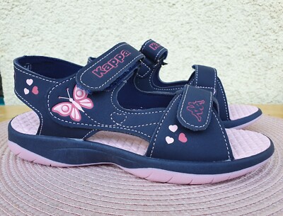 Kappa Mädchen Sandalen Riemchensandalen Schuhe mit Klettverschluss Dunkelblau 34