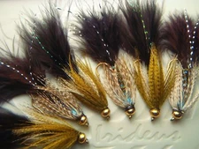 Irideus Blue Dream Mix Soft Hackle Wooly Bugger Streamer flies Trout Fly Fishing
