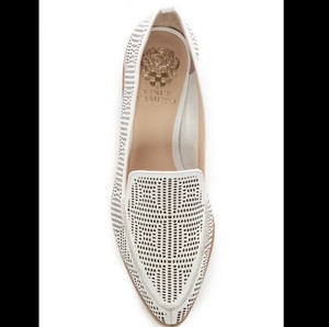 white casual flats