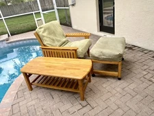 Solid Wood Scandinavian Furniture Set 