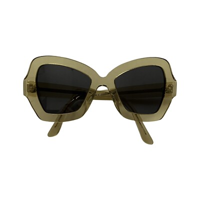 NEW CL40067I 47V CELINE SUNGLASSES WOMEN YELLOW CAT EYE EYEWEAR Celine CL40067I 47V Yellow/Grey 54-21-145 Sunglasses New  main image 2