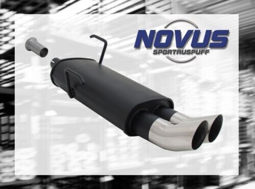 Kit Échappement Central + Arrière Pour Peugeot 206 CC 2.0 (1998-2009) - Moteur RFN/EW10J4 - Acier Aluminisé - Homologué TÜV - 6