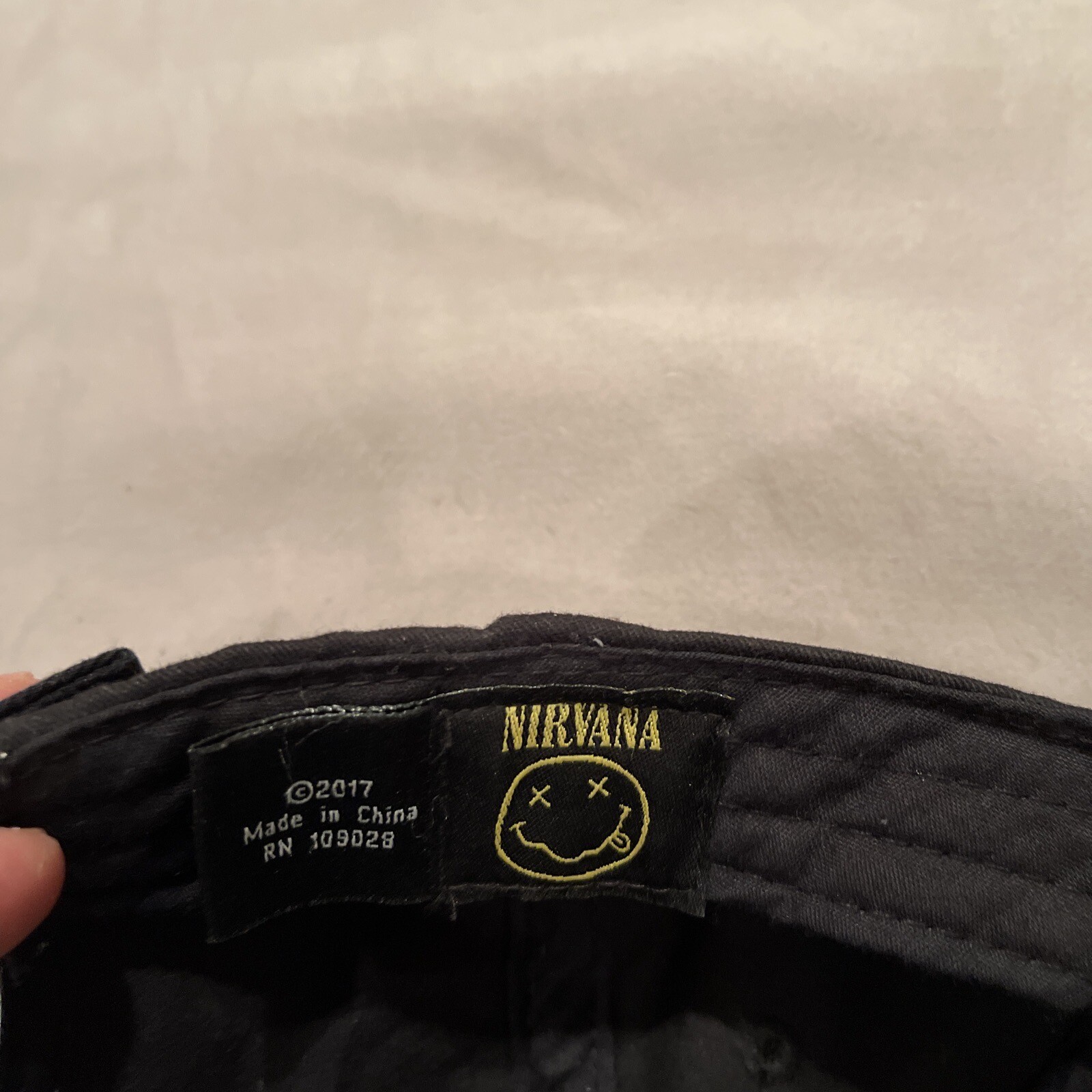 NIRVANA SMILEY FACE Nevermind  Hat. Down With The… - image 4