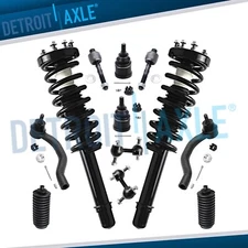 Front Struts Sway Bars Tie Rods Ball Joints Kit for 2004 - 2008 Acura TSX 12pc