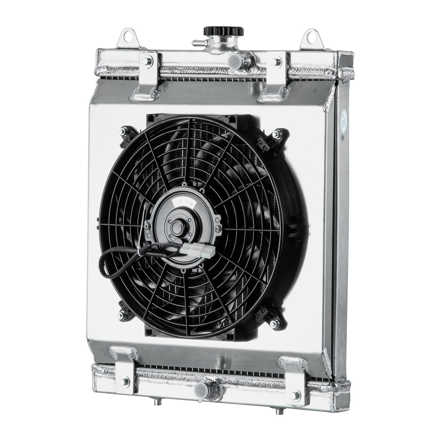 ALLOY Aluminum Radiator Shroud Fan Relay Kits For 2016-2018 2017 Yamaha YXZ1000R