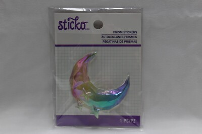STICKO PRISM STICKER MOON AND STARS C1146