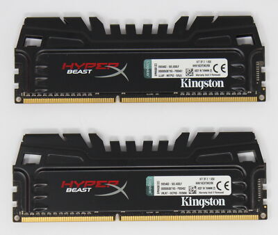 Kingston FURY Beast XMP 8 GB (2x4GB) KHX16C9T3K2/8X DDR3-1600 RAM (#16361)