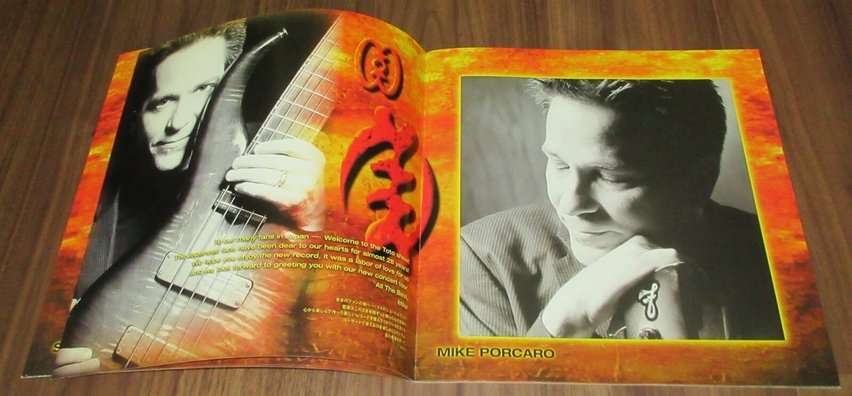 TOTO,新品未開封,AOR,Tシャツ付き限定盤,STEVE LUKATHER Toto JAPAN tour book 2006 with Japan PROMO flyer Steve