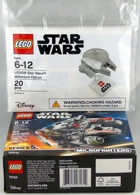 Lego 75193 & 55555 Star Wars Millenium Falcon 92pcs 20pcs NIP