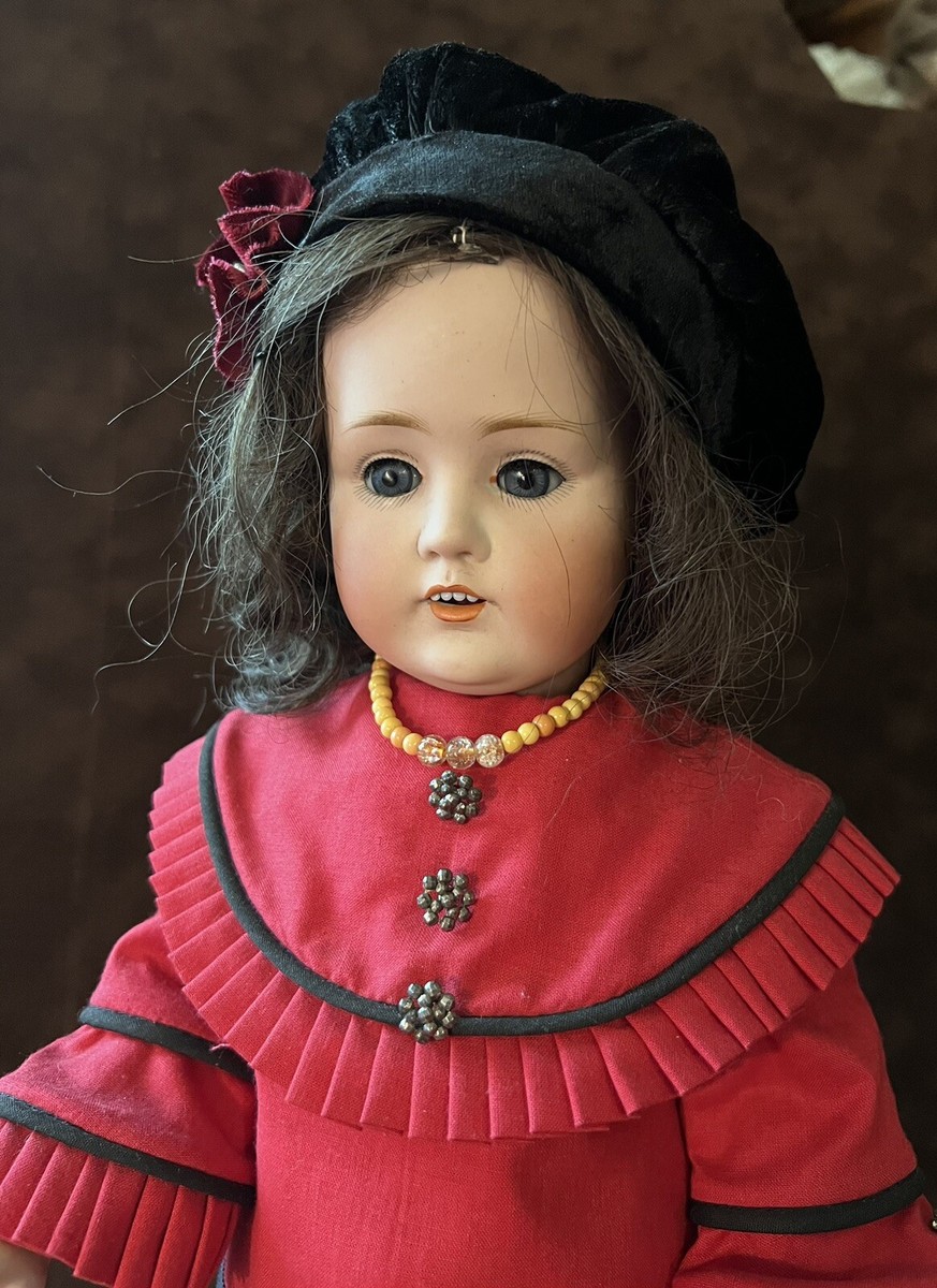 アンティークビスクドール　ケストナー249 Antique German Kestner Mold 249, Bisque Head Doll Rare | eBay
