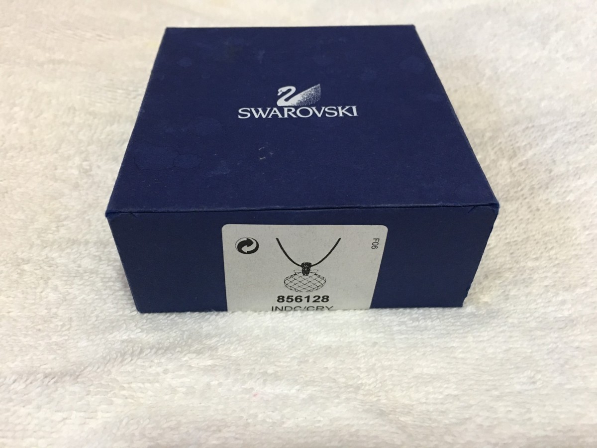 Swarovski Crystal Necklace Blue Scallop Clam Shell Pendant 856128