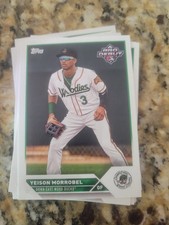 Yeison Morrobel 17 Ct Baseball Card Rangers Lot