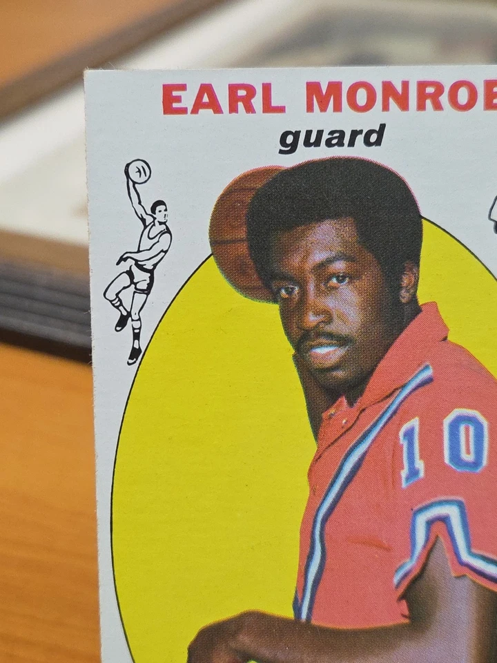 1969 Topps Basketball #80 Earl Monroe Rookie EX Tall Boy - Image 2 of 4