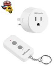 Remote Control Outlet Plug,  Wireless Remote on off Switch for Outlet, Remote Li