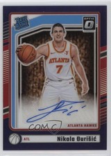 2024 Donruss Optic Rated Rookie Signatures Purple Prizm Nikola Durisic Auto 1pj1