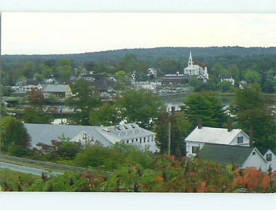 Unused Pre-1980 TOWN SEEN FROM ROUTE 1 BYPASS Darmiscotta Maine ME Q0346