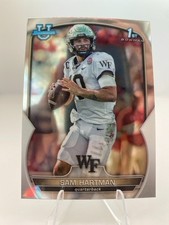 Sam Hartman 2022 Bowman Chrome University #51 1st Bowman Wake Forest