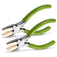 3X(2 Packungen Nylon Nasenzange Doppel Nylon Backenzange Kohlenstoffstahl S3949