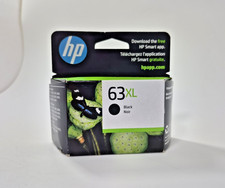 New Genuine HP 63XL Black Ink Cartridge High Yield Sealed F6U64AN Expired
