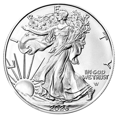 #ad #ad 2026 1 oz American Silver Eagle Coin BU $69.99