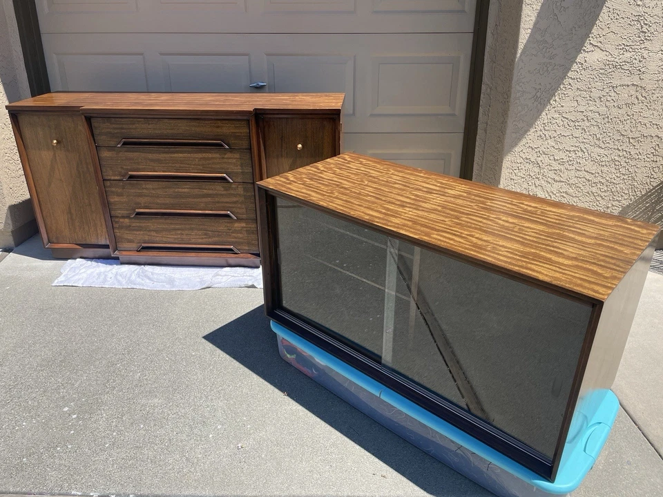 De colección Milo Baughman para Drexel Perspective MCM Mindoro Credenza Foto 4 de 4